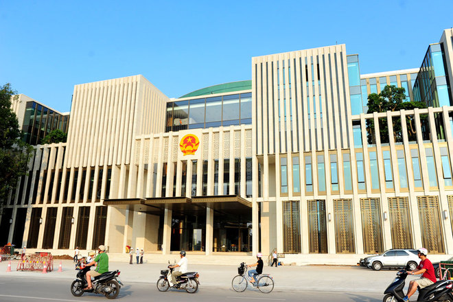 Newly-constructed Vietnamese National Assembly House